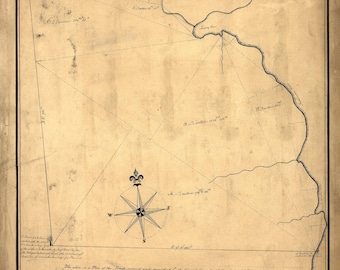 May include: A vintage map of the Mohegan Indian Tribe's land in Connecticut, dated 1736. The map shows the boundaries of the land, with a compass rose and a scale bar. The text on the map reads "A Plan of the Lands at Sonden, Sequestrated for the sole use and improvement of the Mohegan Indian Tribe."