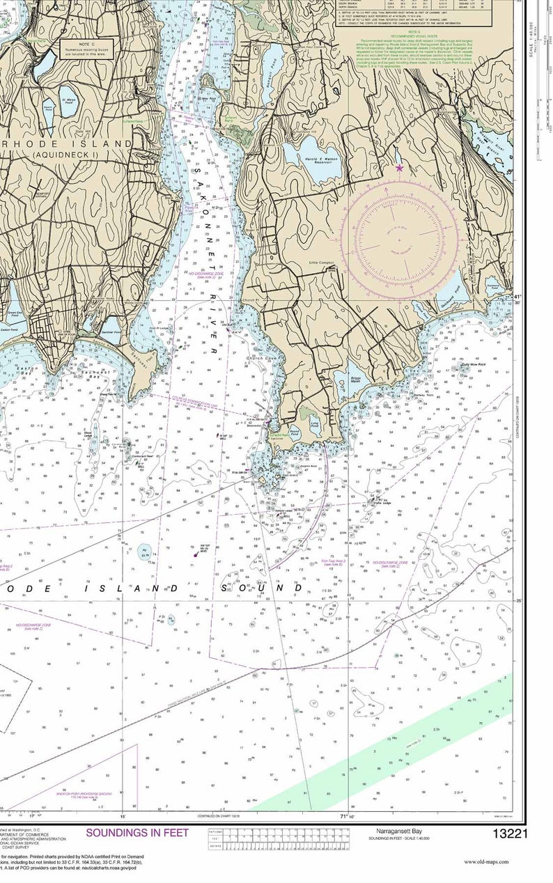 narragansett-bay-ri-2014-nautical-map-reprint-harbors-353-etsy