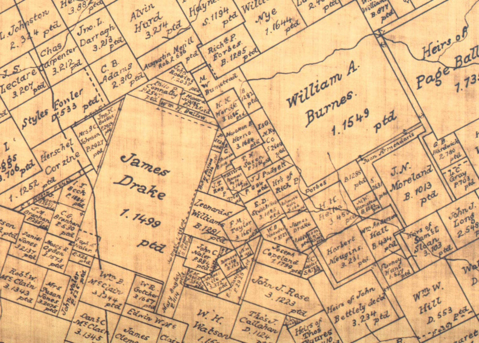 McLennan County Texas 1896 Old Wall Map Reprint With Etsy