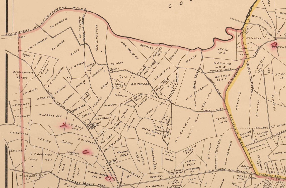 Henrico County Virginia 1853 Old Map Reprint Old Maps vrogue.co