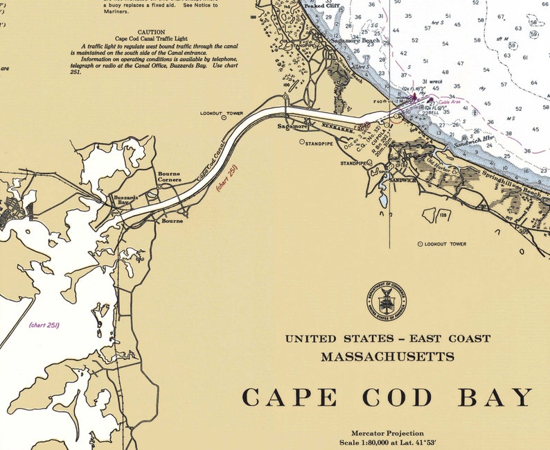 Cape Cod Nautical Chart