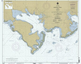 Isla de Culebra - Ensenada Honda - 2000 Nautical Map - Reprint -  AC Harbors PRV 913