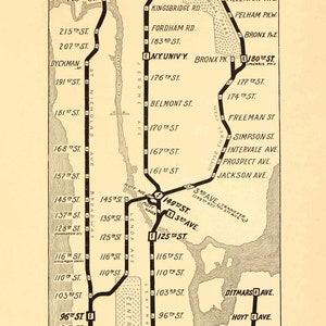 May include: A black and white map of the New York City subway system from 1918. The map shows the lines and stations of the subway system, including the West Side Subway, the East Side Subway, and the Brooklyn Bridge. The map also includes the names of the streets and avenues that the subway lines run along.