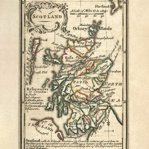 1758 Scotland - Bowen Atlas Minimus -  Reprint 13