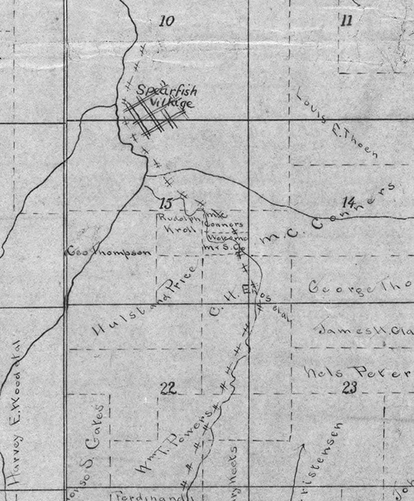 Lawrence County South Dakota 1894 Old Wall Map with Etsy