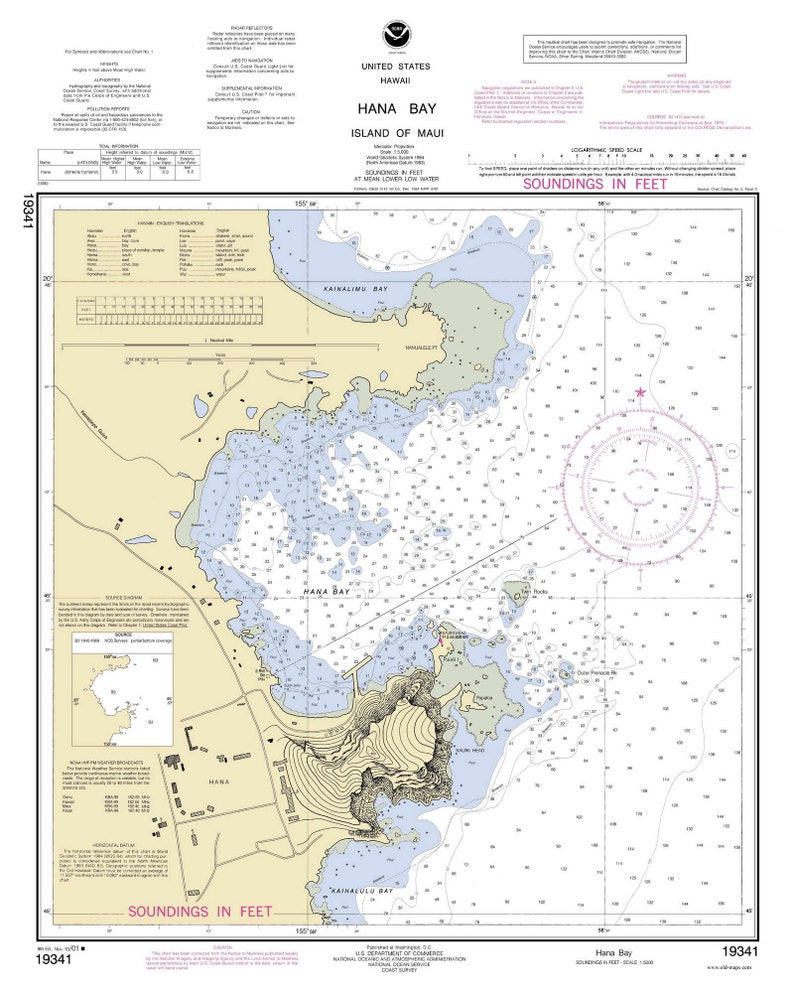 Hawaii Nautical Chart