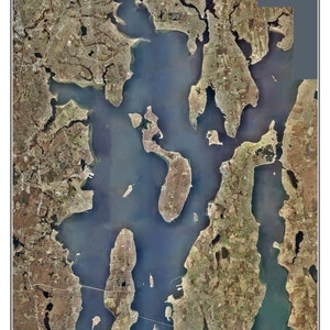 Narragansett Bay - 2003 Aerial Photo - Rhode Island - Composite