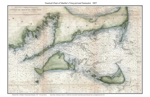 Nantucket Nautical Chart