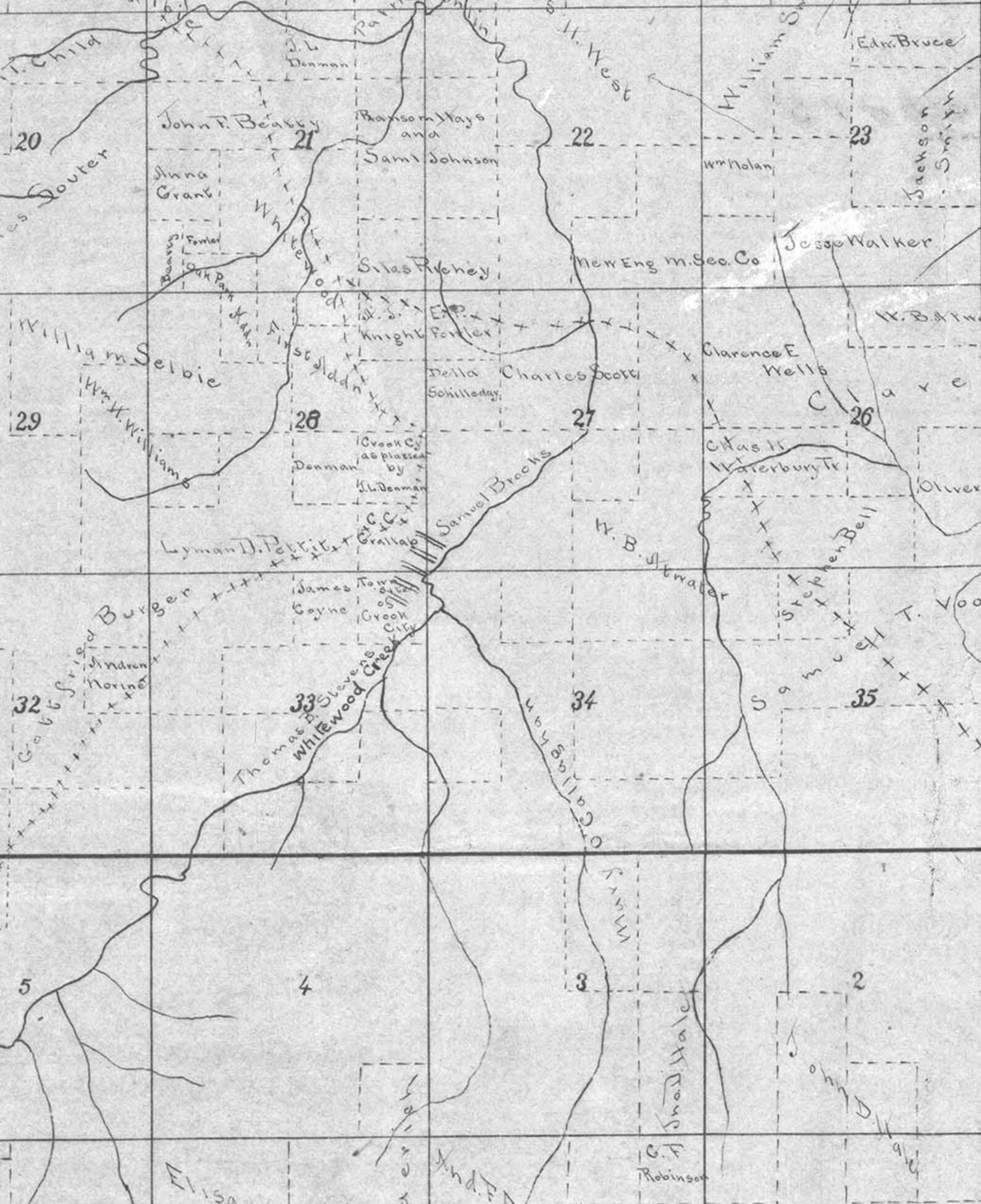 Lawrence County South Dakota 1894 Old Wall Map with Etsy Italia