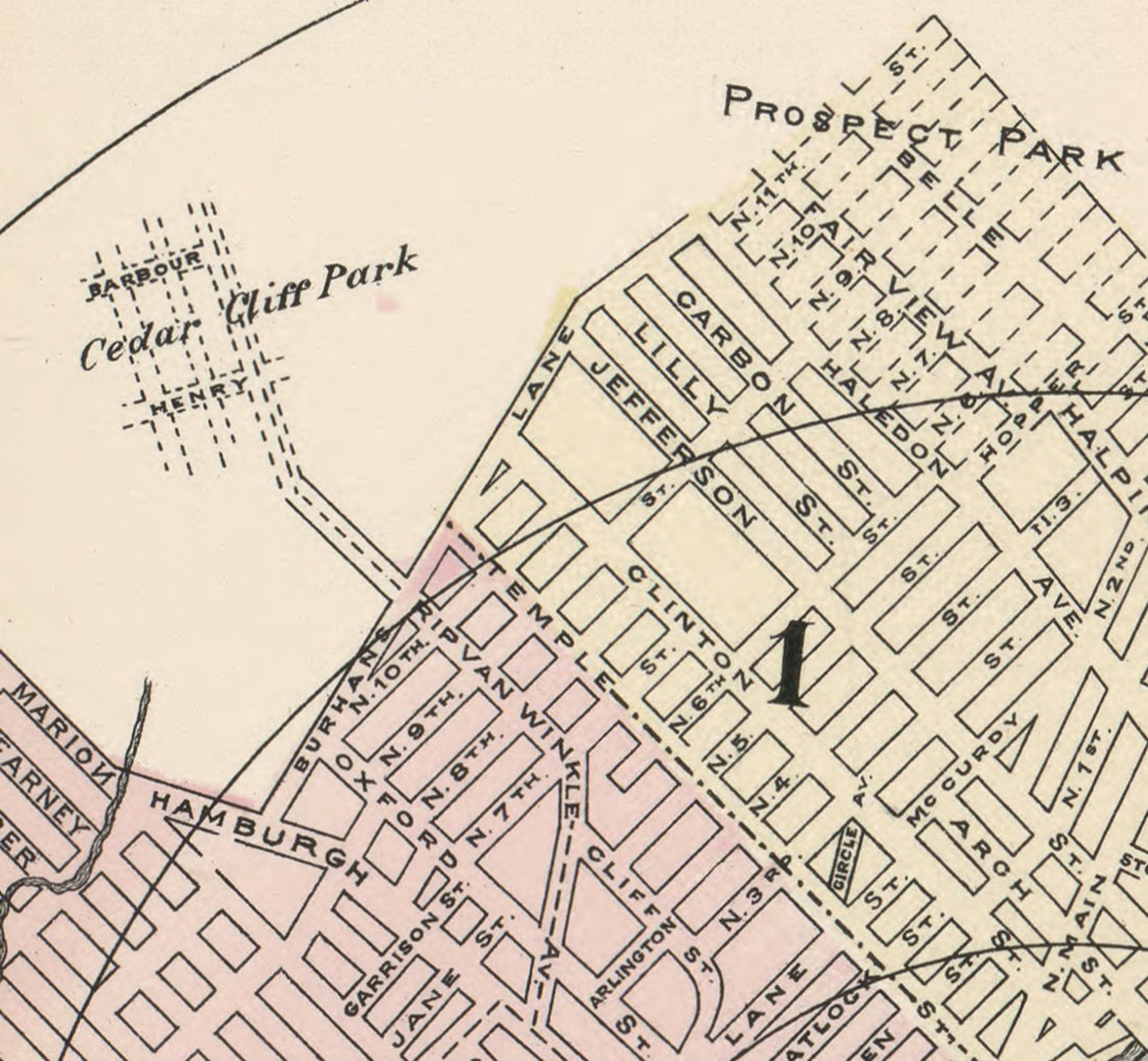 Paterson New Jersey 1893 Old City Map Reprint Etsy