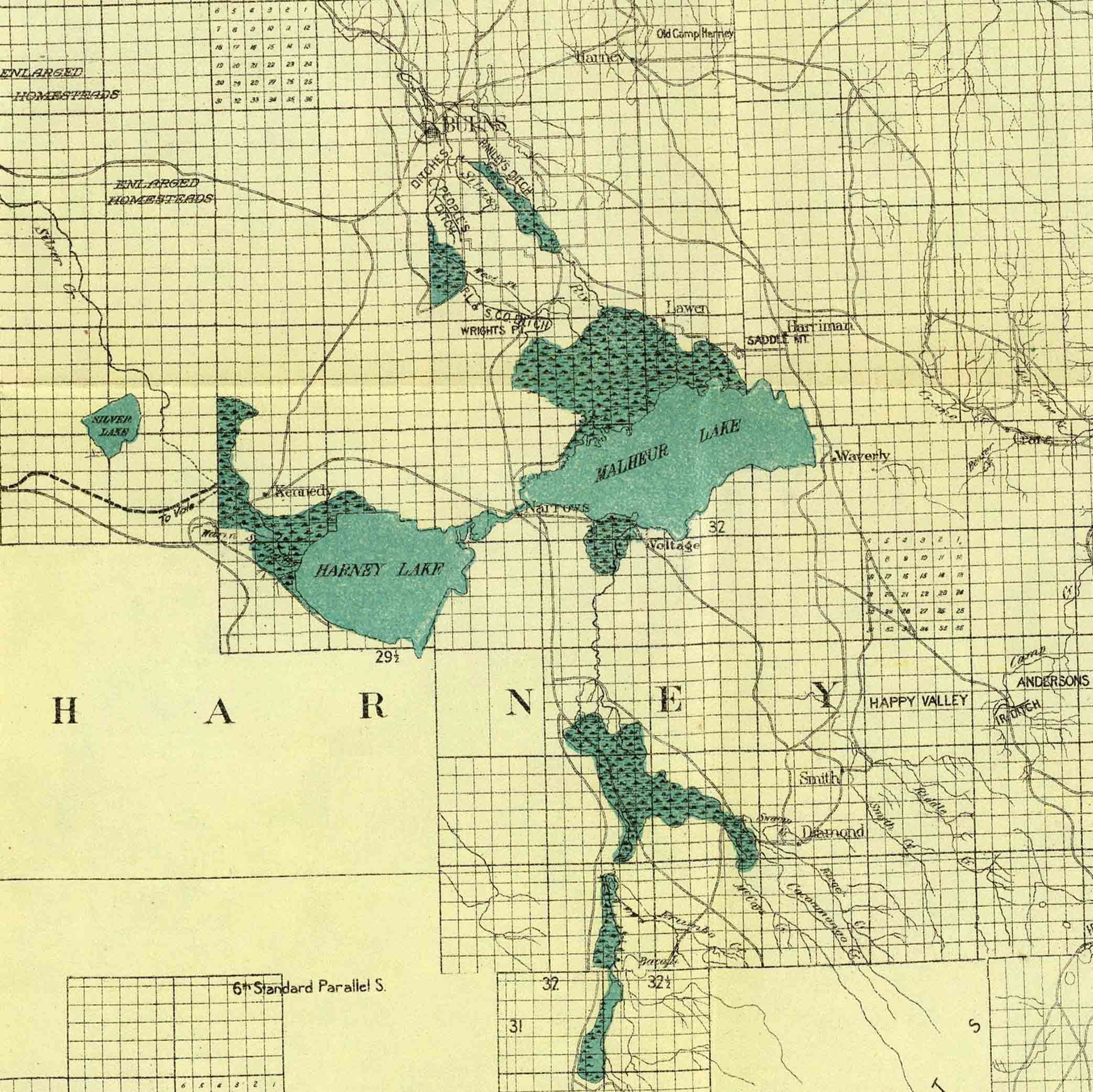 Oregon 1911 - State Map - Old Map Reprint - Etsy