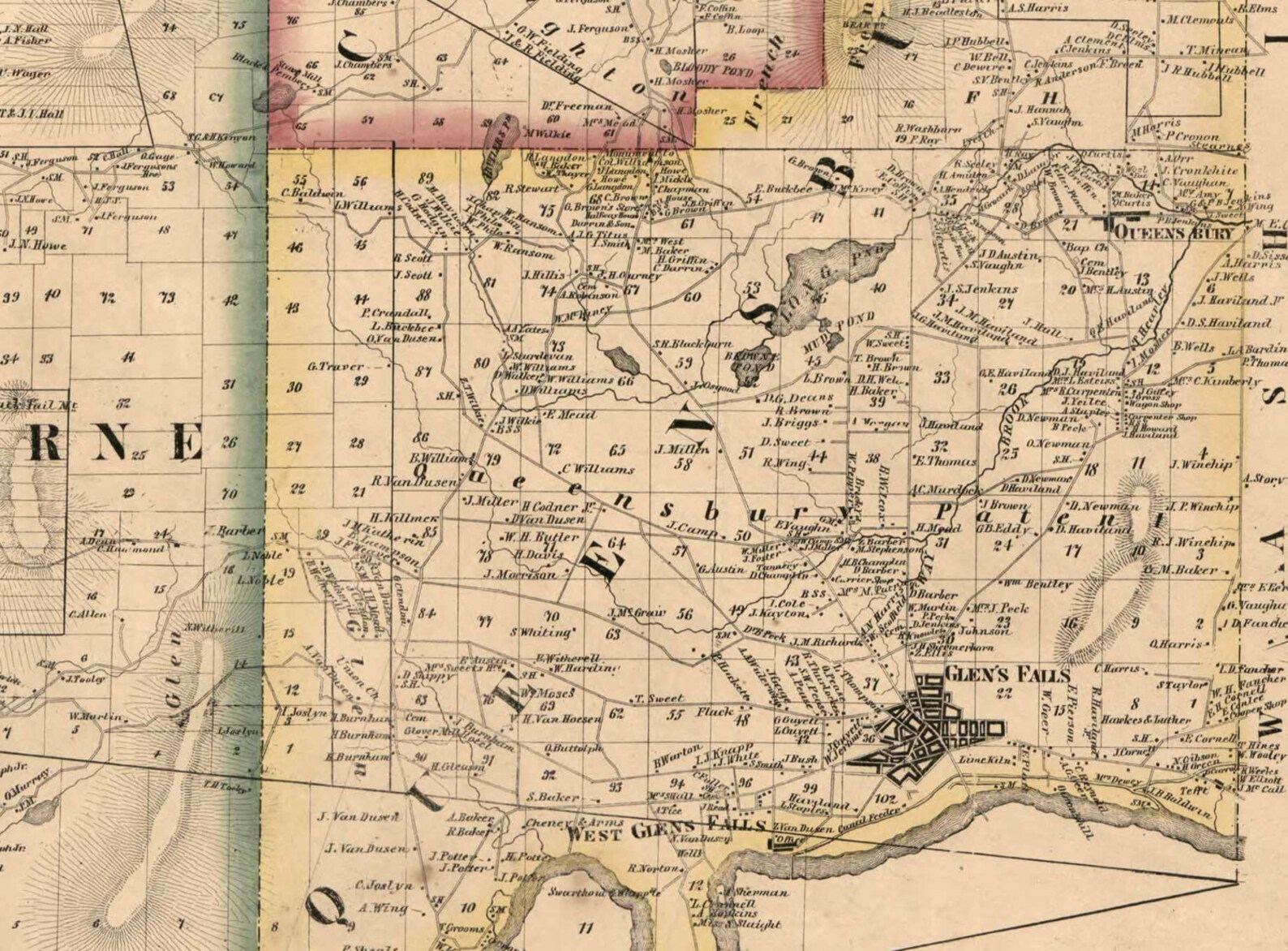 Warren County New York Zip Code Wall Map Maps Com Com vrogue.co