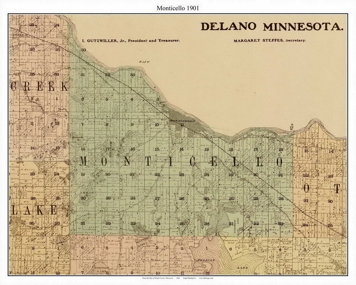 Monticello 1901 Old Town Map With - Il 1140xN.3574739306 Evl3