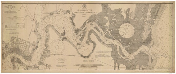 St Johns River Chart