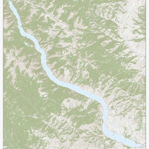Lake Chelan - 2014  - USGS Old Topographic Map  Custom Composite Washington