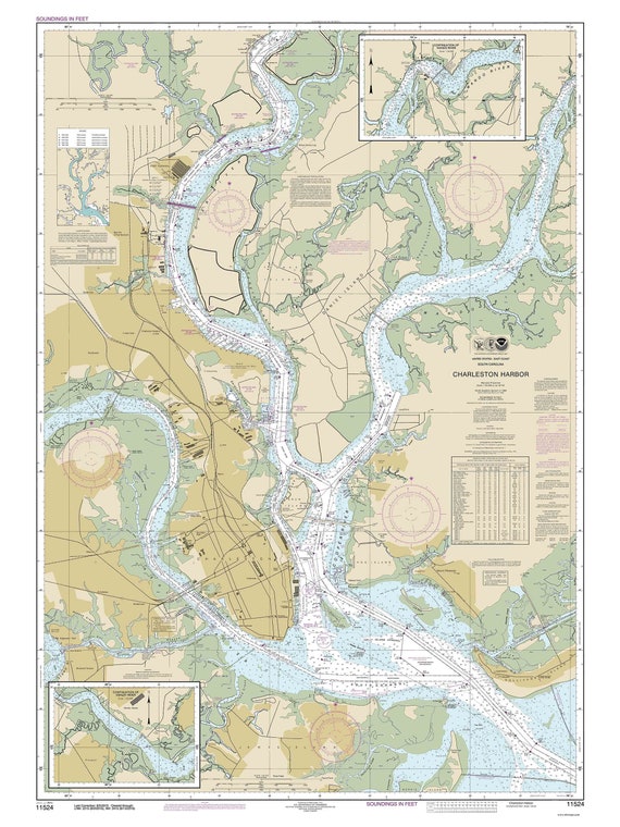 Charleston Harbor Nautical Chart