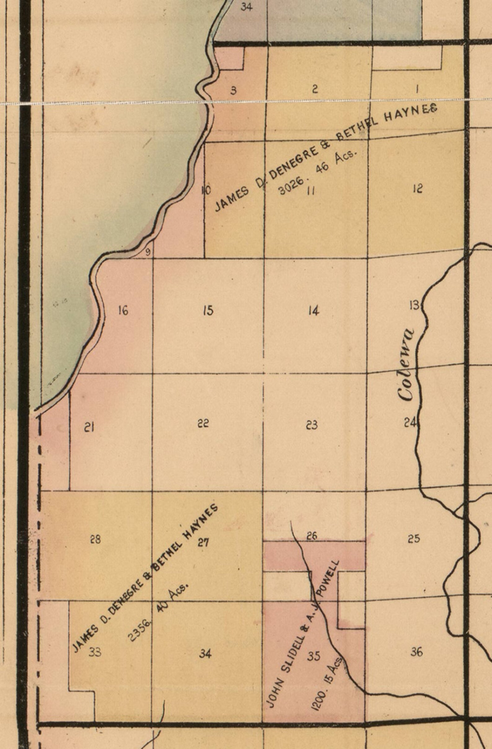 Carroll Parish Louisiana 1860 Old County Wall Map With Farm Etsy