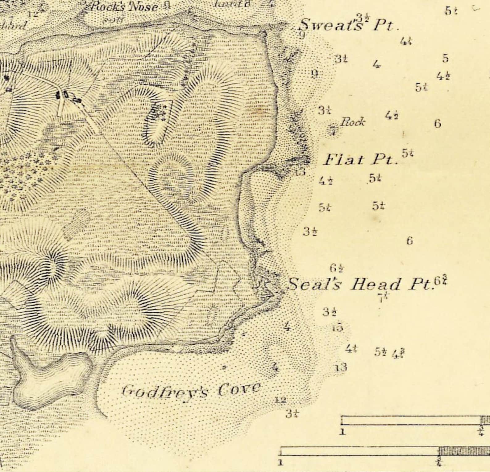 York River and Cape Neddick Harbors 1854 Maine Nautical Etsy