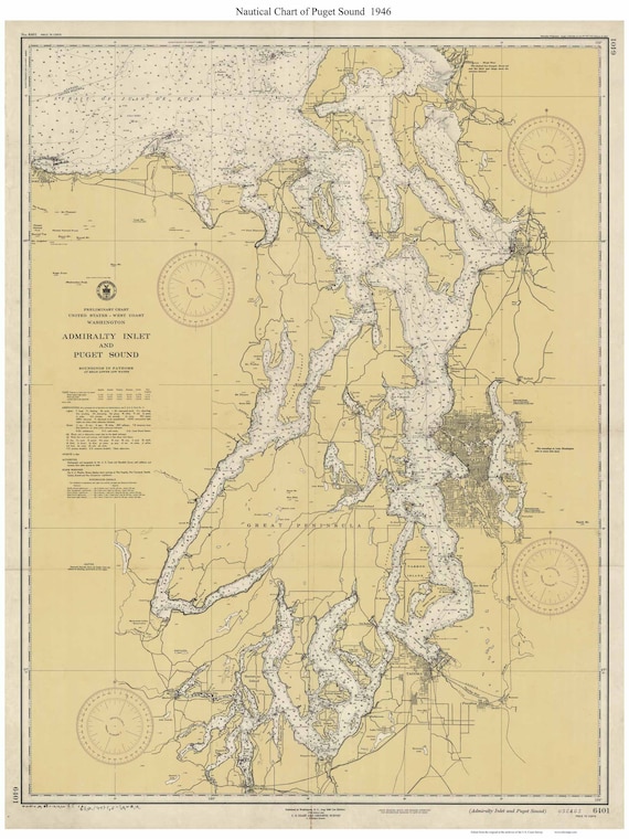 South Puget Sound Depth Chart