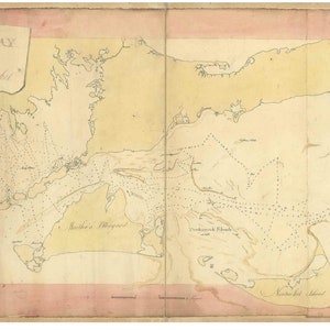 Nantucket Shoals 1778 - Martha&#39;s Vineyard & Nantucket Nautical Map - Knight - Reprint