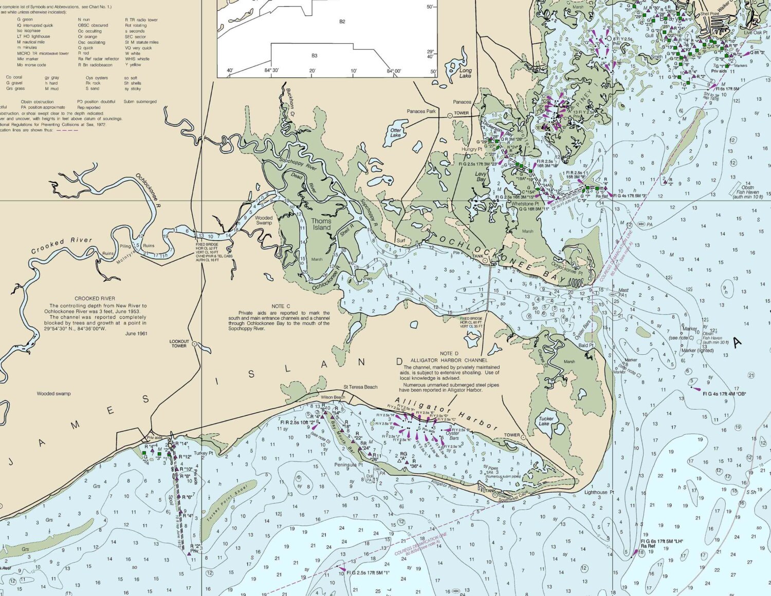 Apalachee Bay 2015 Ochlockonee Bay Aucilla River Rock Point Etsy UK