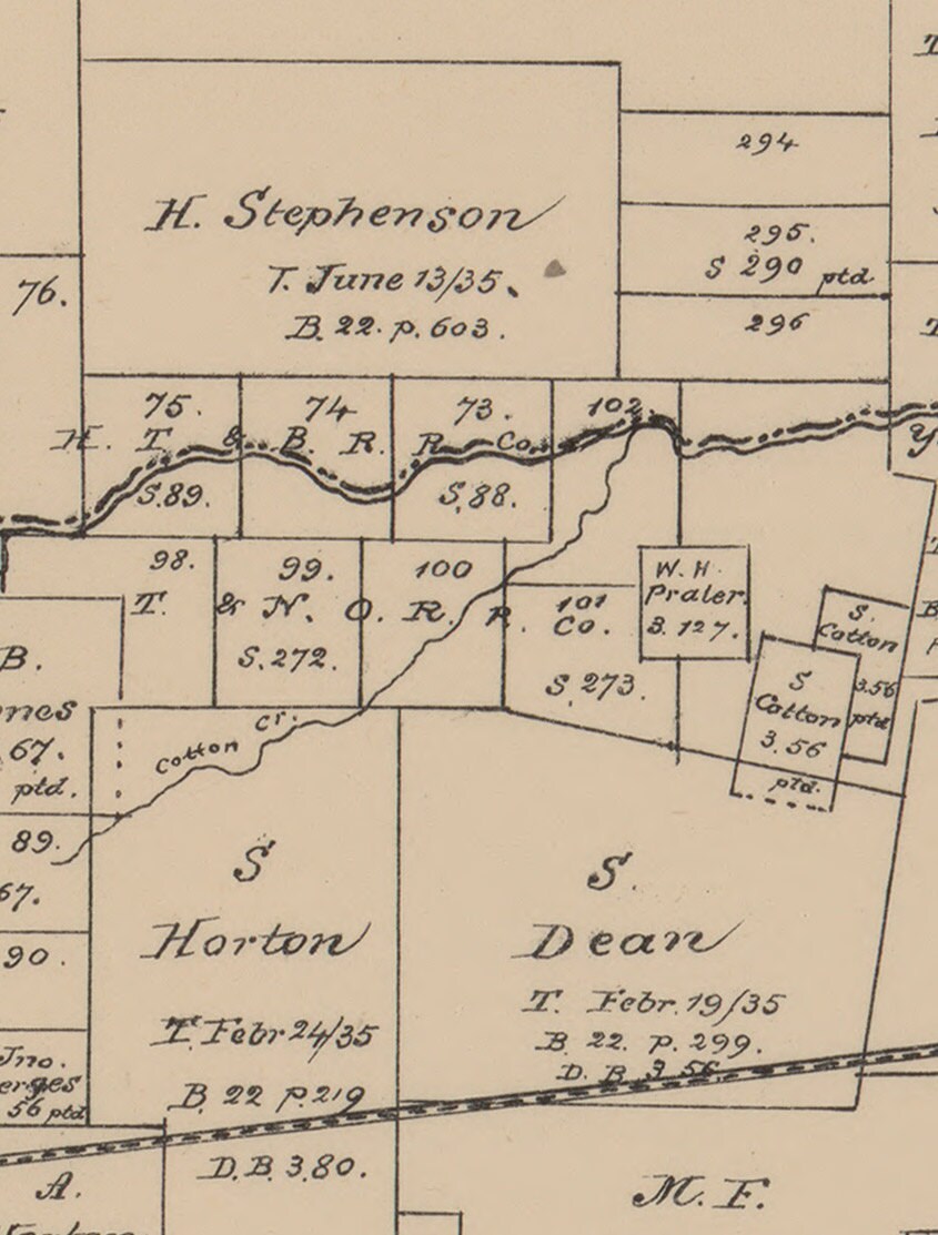 Jefferson County Texas 1879 Old Wall Map Reprint With  Etsy