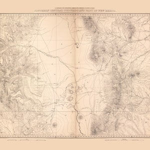South Central Colorado 1877 - 6 0f 6 - Old Map - F.V. Hayden Atlas - T6