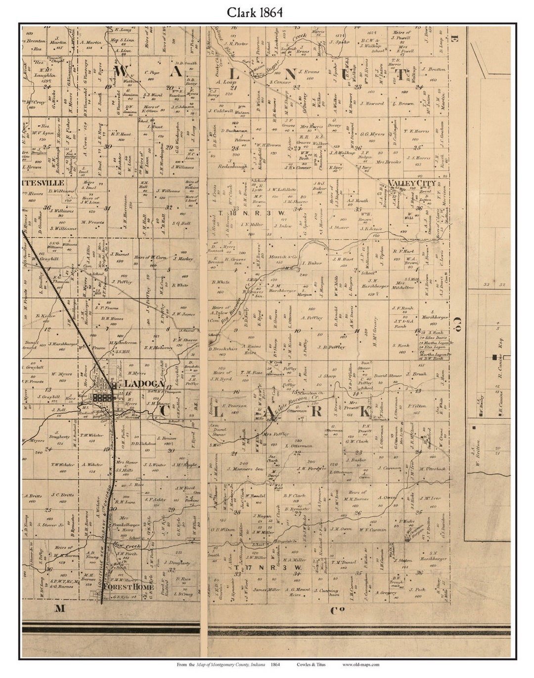 montgomery county map cities towns