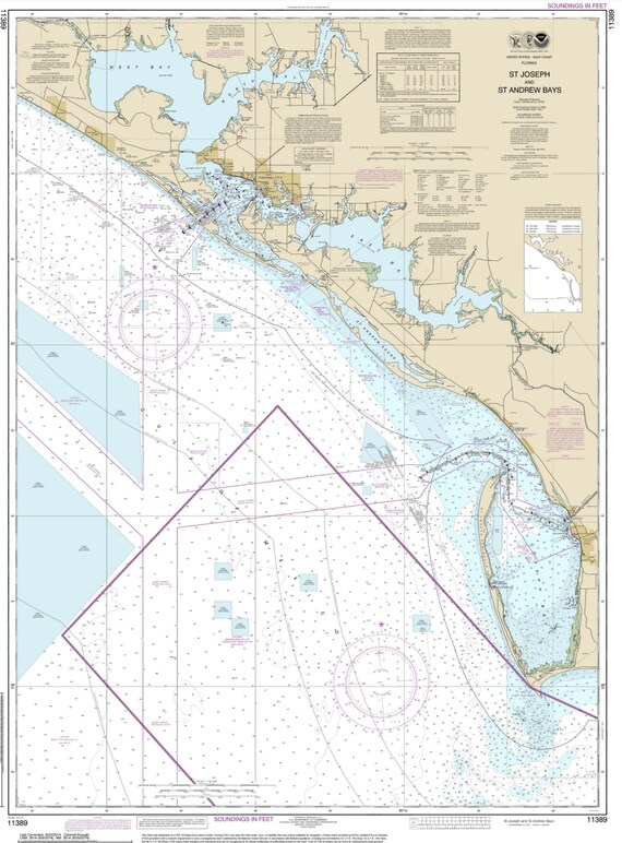 St Joseph Bay Depth Chart