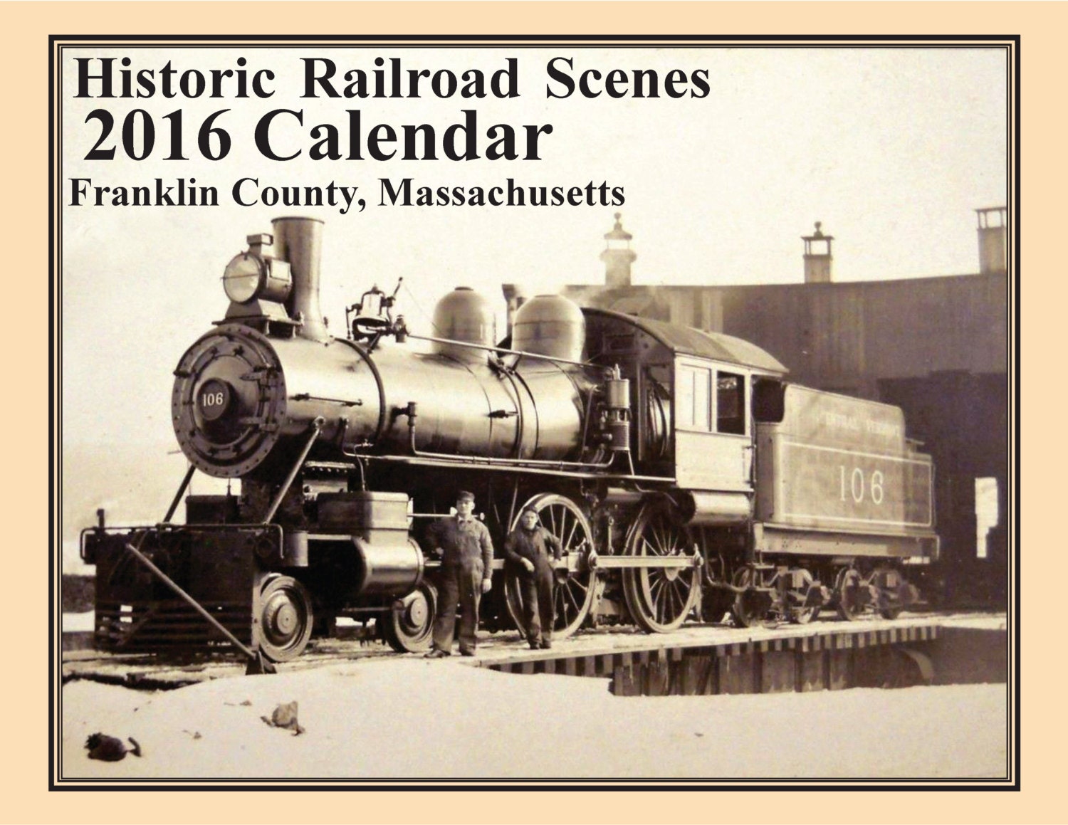 2016 Railroad Calendar for Franklin County Massachusetts 13 Pictures and  Narratives OLD CALENDAR - Etsy