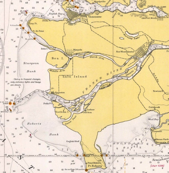 Strait Of Georgia Chart