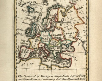1758 Europe - Bowen Atlas Minimus -  Reprint
