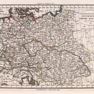 Germany 1825 Delmarche Old Map - Europe