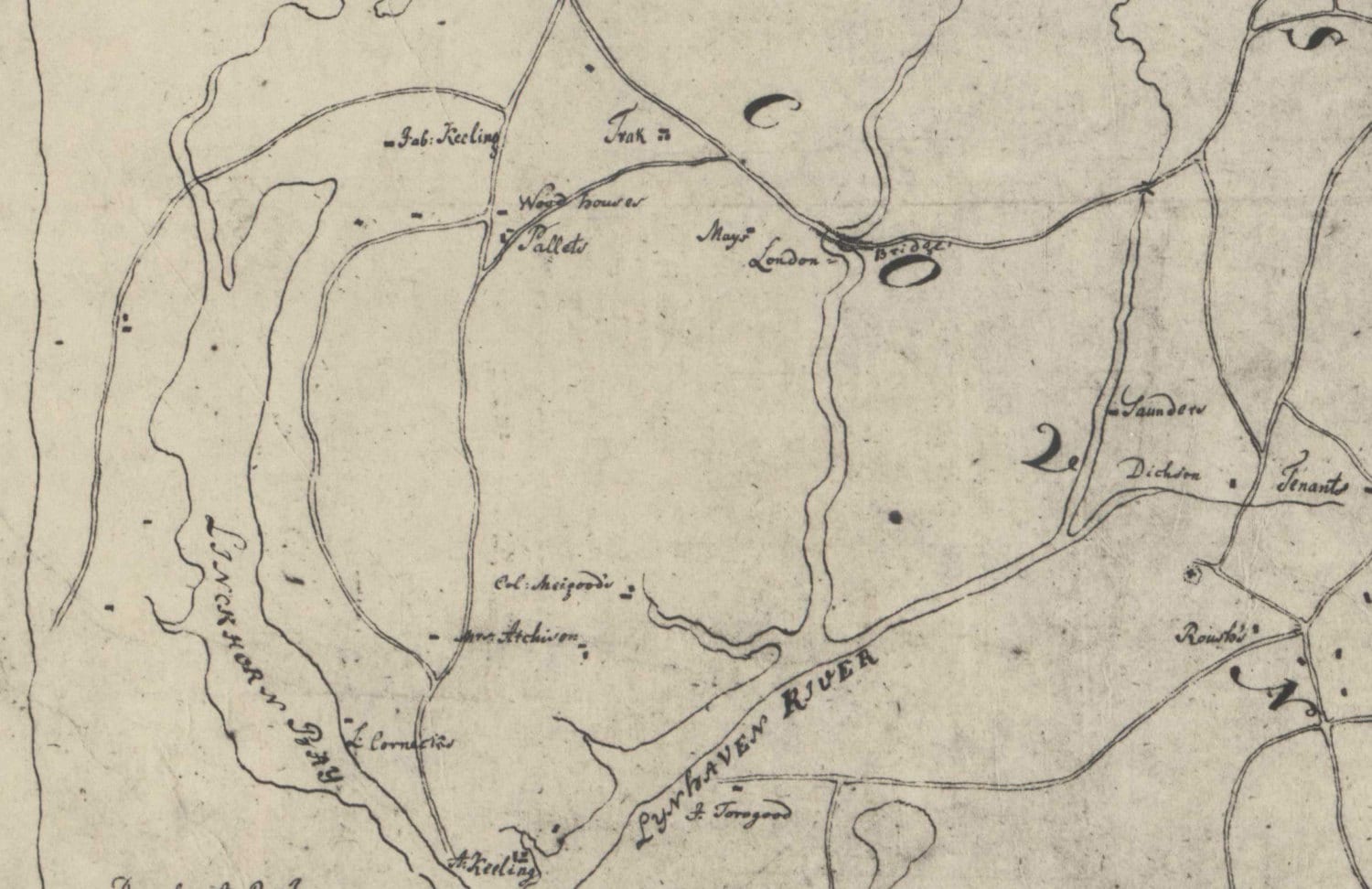 Old Princess Anne County Map