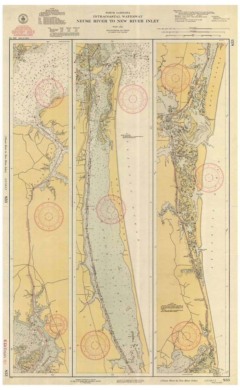 Old Nautical Charts For Sale