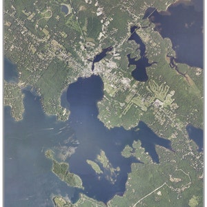 Wolfeboro Bay - 2009 Aerial Photo Composite - New Hampshire