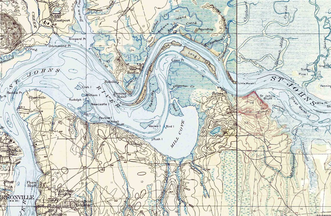 Jacksonville and the Shore 1918 - Il 1140xN.1474370637 Hzq8