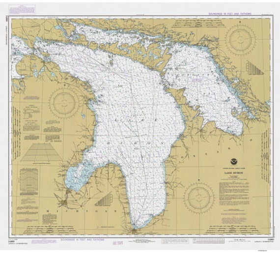 Lake Huron Depth Chart