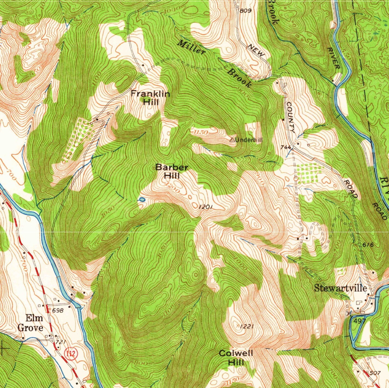 Colrain 1961 Old Topo Map Custom USGS Reprint Massachusetts Etsy