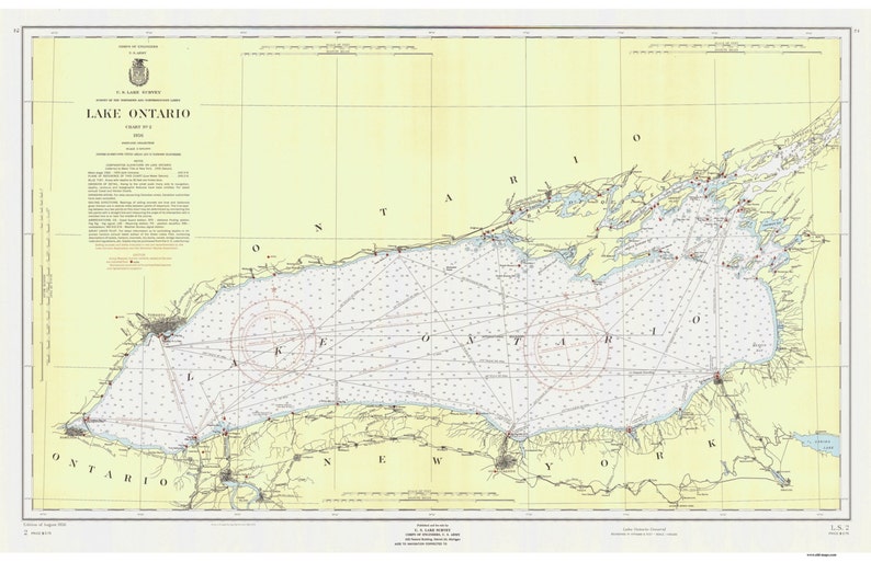 Lake Ontario Nautical Charts