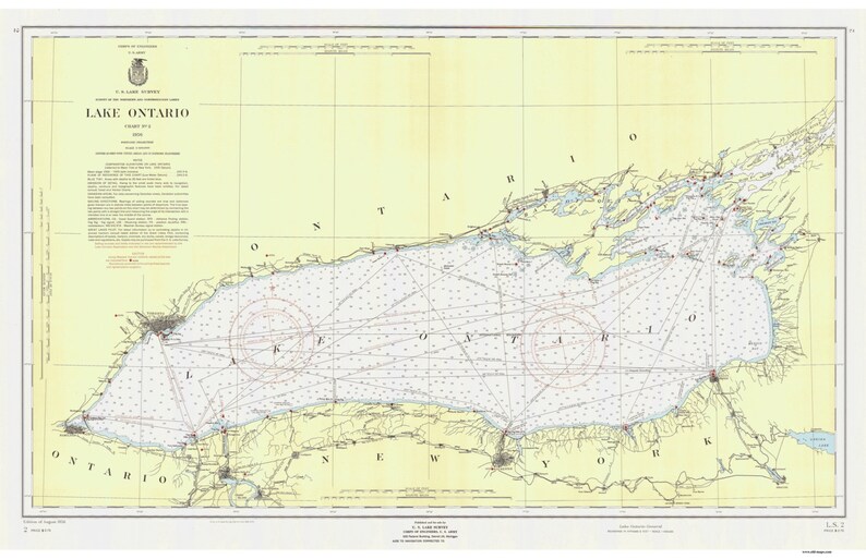 Lake Ontario Chart