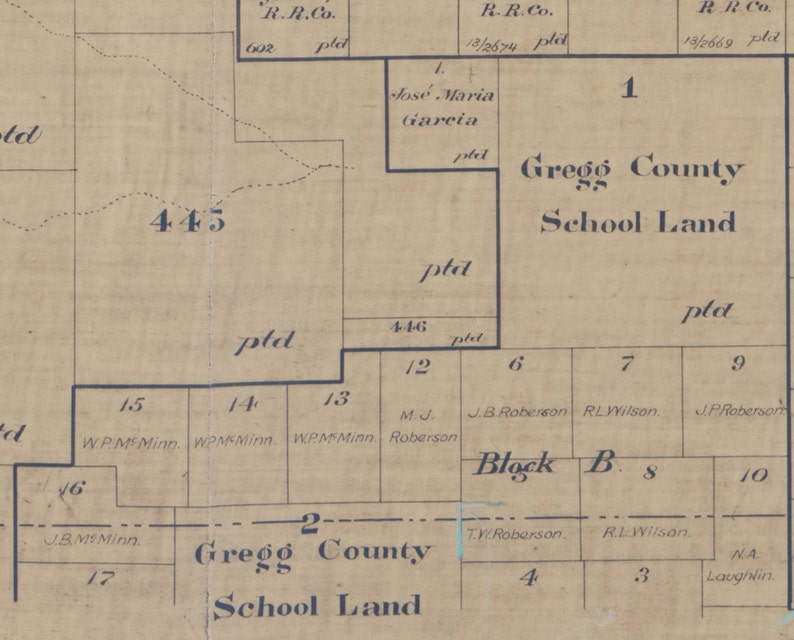 Deaf Smith County Texas 1898 Old Wall Map Reprint With Etsy