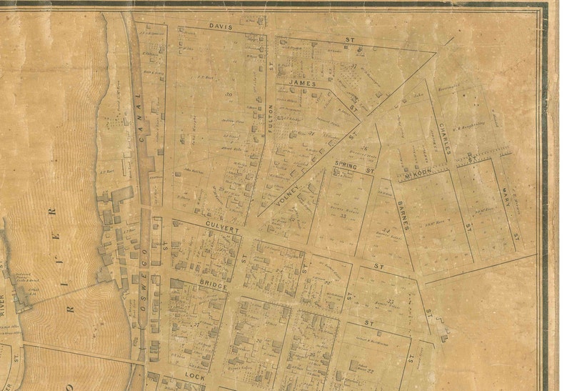 Schroeppel Phoenix 1862 Town Wall Map Oswego County New Etsy Schroeppel Phoenix 1862 Town Wall Map Oswego County New Etsy