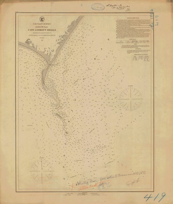 Cape Lookout Chart