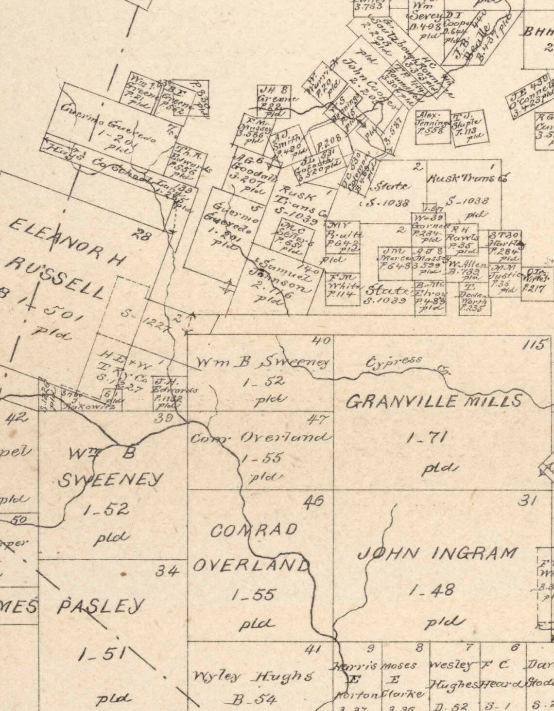 Hays County Texas 1880 Old Wall Map Reprint With Land Etsy UK