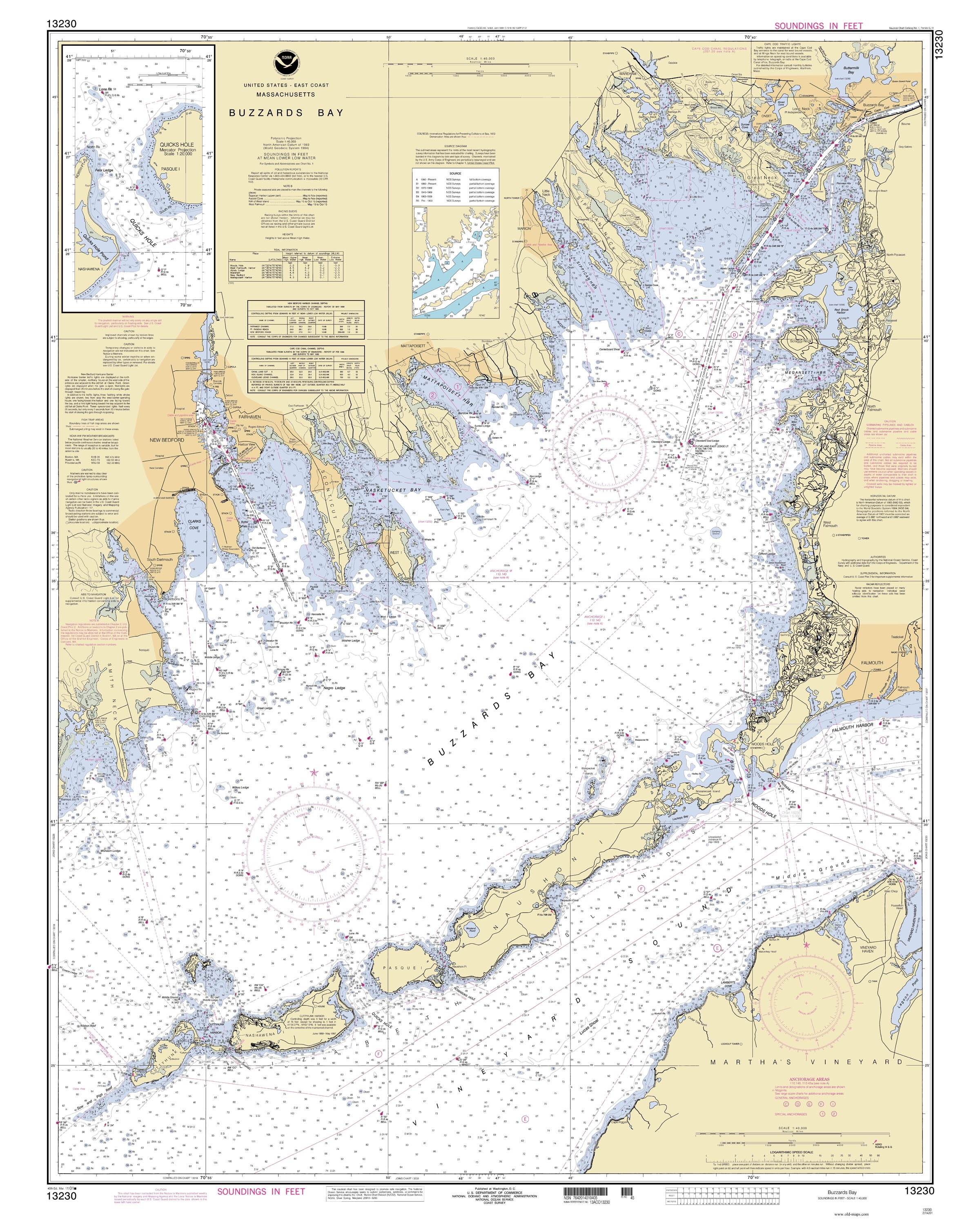 Buzzards Bay Massachusetts 2001 Nautical Map Reprint Etsy Nederland