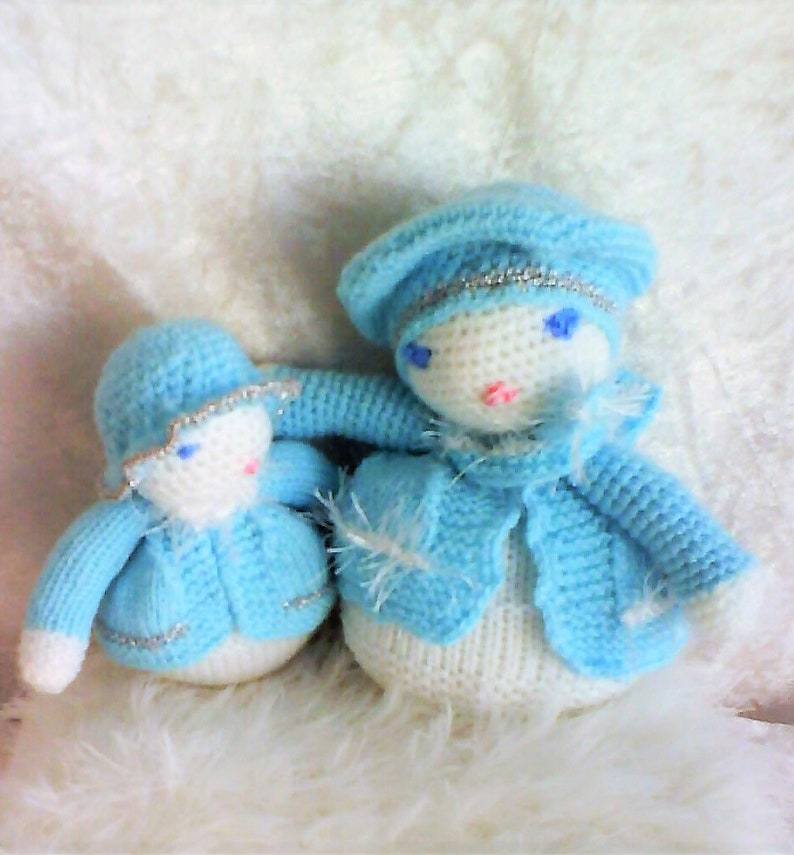 Turquoise snowman DUO image 1