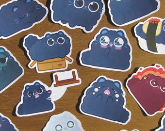 Floof Cat Sticker Set
