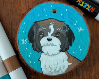 Your Pet Painted! On a 3"-4" Wood Slice