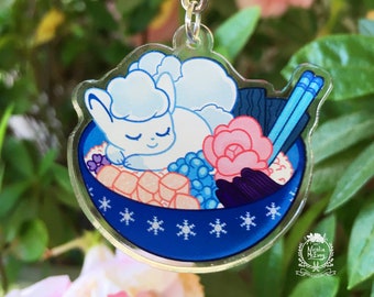 Vulpix Poke Bowl Charm